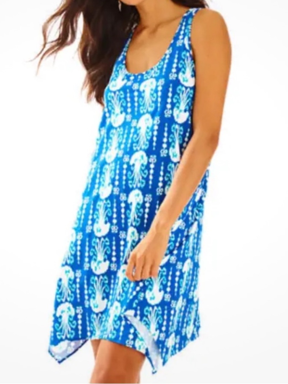 Lilly Pulitzer Melle dress get in line jellyfish  size M - Picture 4 of 5